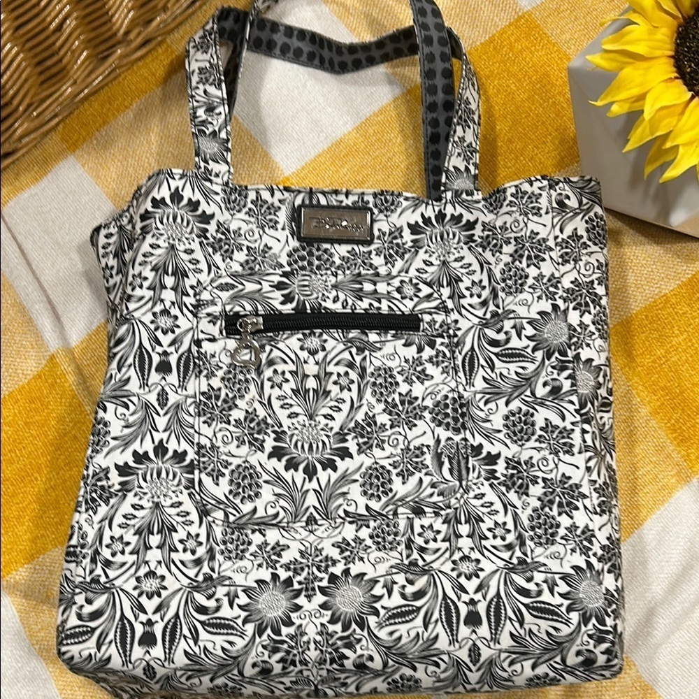 Bella Russo Reversible Floral Tote - Picture 8 of 8